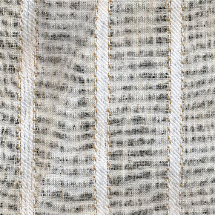 Set Sail Stripe Natural by Kasmir Fabric 1373 70% Polyester
30% Cotton
 CHINA </p><p>Repeat: Horizontal: 2 inches and Vertical: N/A 114 - 118 - Fabric Carolina -