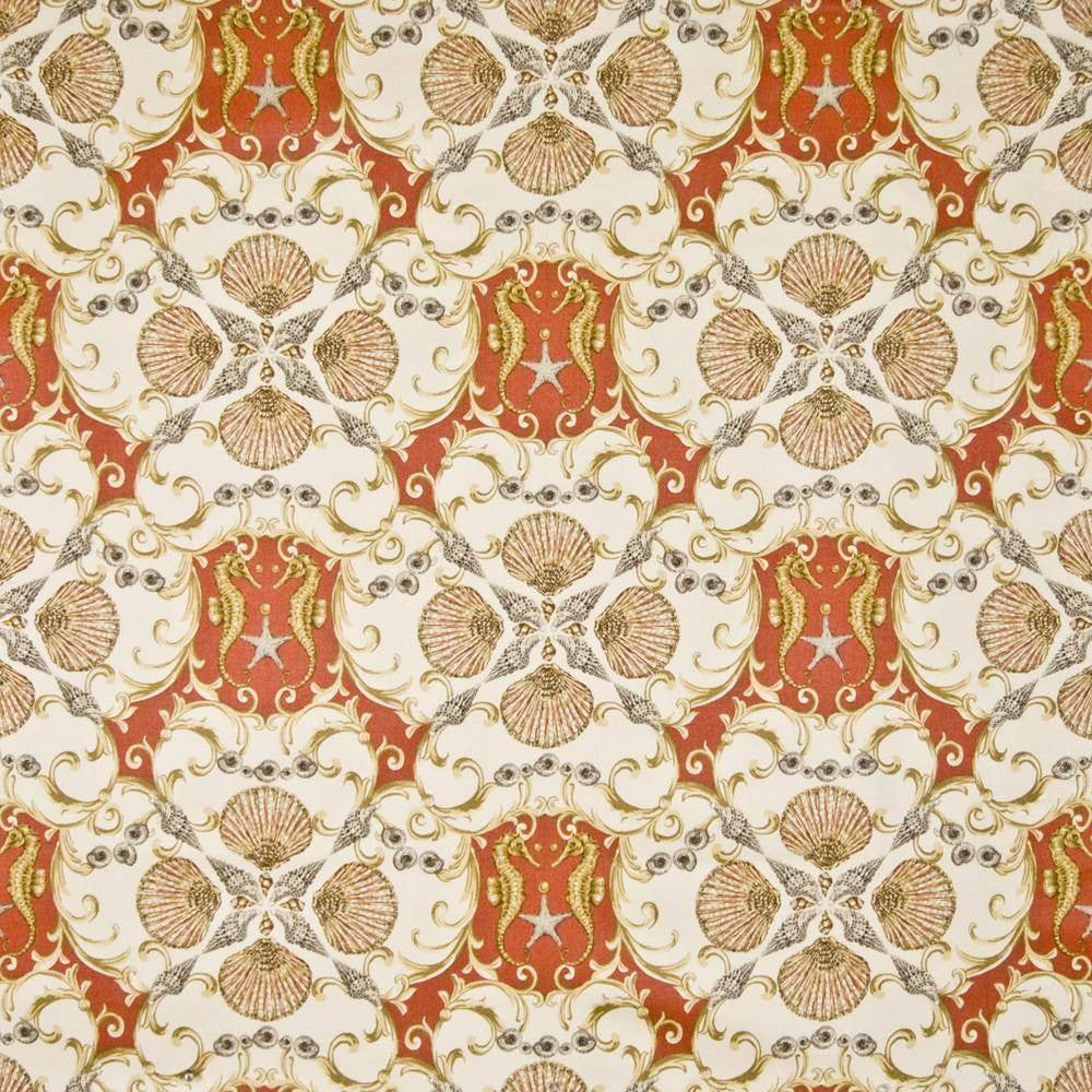 Seychelles Coral by Kasmir Fabric 1370 USA 42,000 Wyzenbeek Double Rubs H: 18 inches, V:18 inches 54 - Fabric Carolina - Kasmir