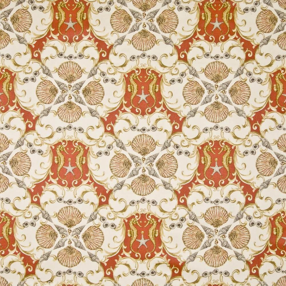 Seychelles Coral by Kasmir Fabric 1370 100% Cotton
 USA </p><p>Repeat: Horizontal: 18 inches and Vertical: 18 inches 54 - Fabric Carolina -