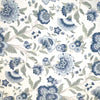 Sezincote Floribunda Aquamarine by Europatex Fabric
