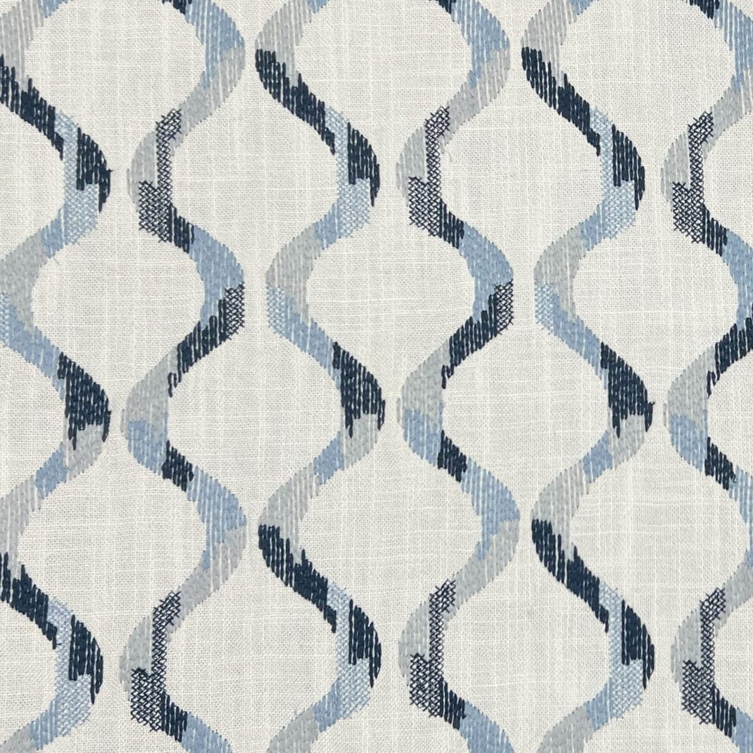 Sezincote Riverbend Ogee Danube by Europatex Designer Fabric