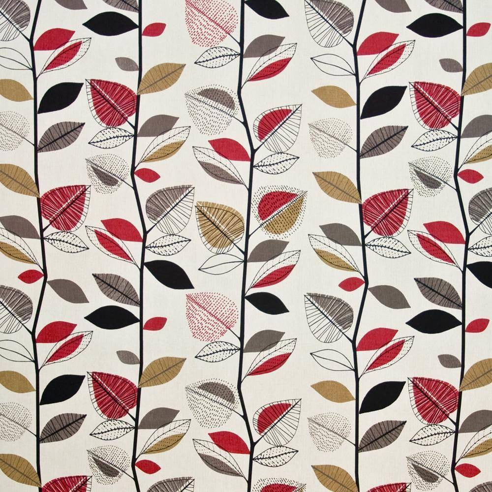 Shady Oak Park Redberry by Kasmir Fabric 1400 UNITED KINGDOM Not Tested H: 27 inches, V:25 2/8 inches 54 - 55 - Fabric Carolina - Kasmir