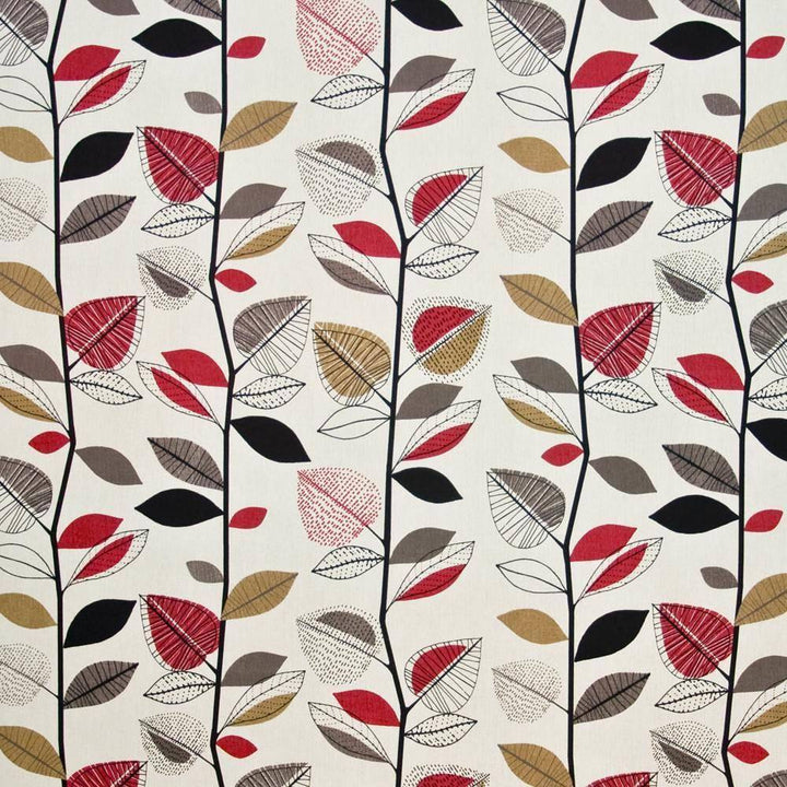 Shady Oak Park Redberry by Kasmir Fabric 1400 UNITED KINGDOM Not Tested H: 27 inches, V:25 2/8 inches 54 - 55 - Fabric Carolina - Kasmir