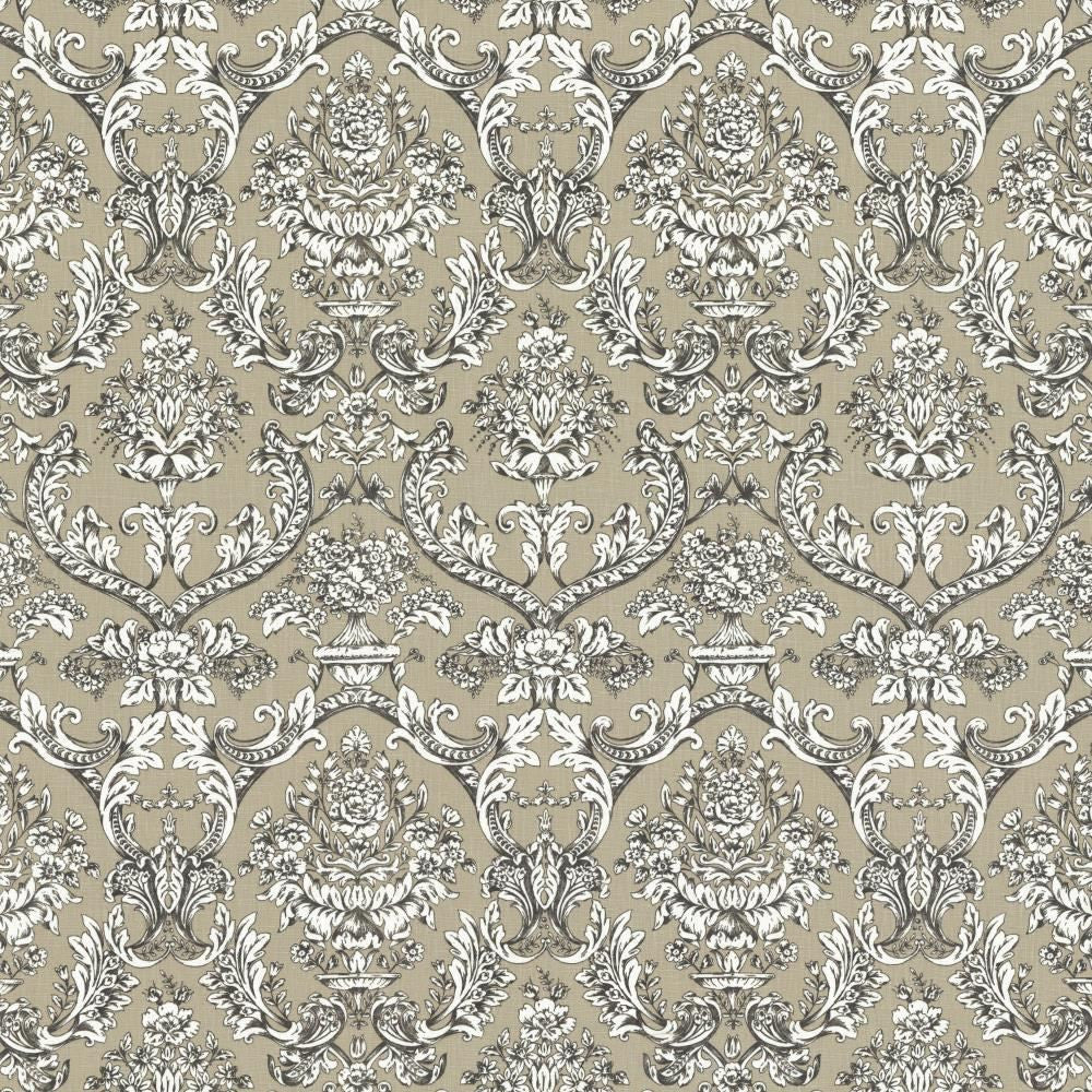 Shallows Grey by Kasmir Fabric 1462 92% Ramie
8% Cotton
 FRANCE </p><p>Repeat: Horizontal: 13 6/8 inches and Vertical: 24 6/8 inches 59 - Fabric Carolina -