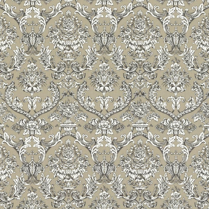 Shallows Grey by Kasmir Fabric 1462 92% Ramie
8% Cotton
 FRANCE </p><p>Repeat: Horizontal: 13 6/8 inches and Vertical: 24 6/8 inches 59 - Fabric Carolina -