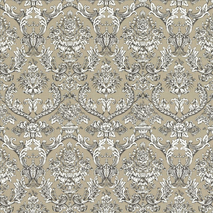 Shallows Grey by Kasmir Fabric 1462 92% Ramie
8% Cotton
 FRANCE 10,000 Martindale Cycles </p><p>Repeat: Horizontal: 13 6/8 inches and Vertical: 24 6/8 inches 59 - Fabric Carolina -