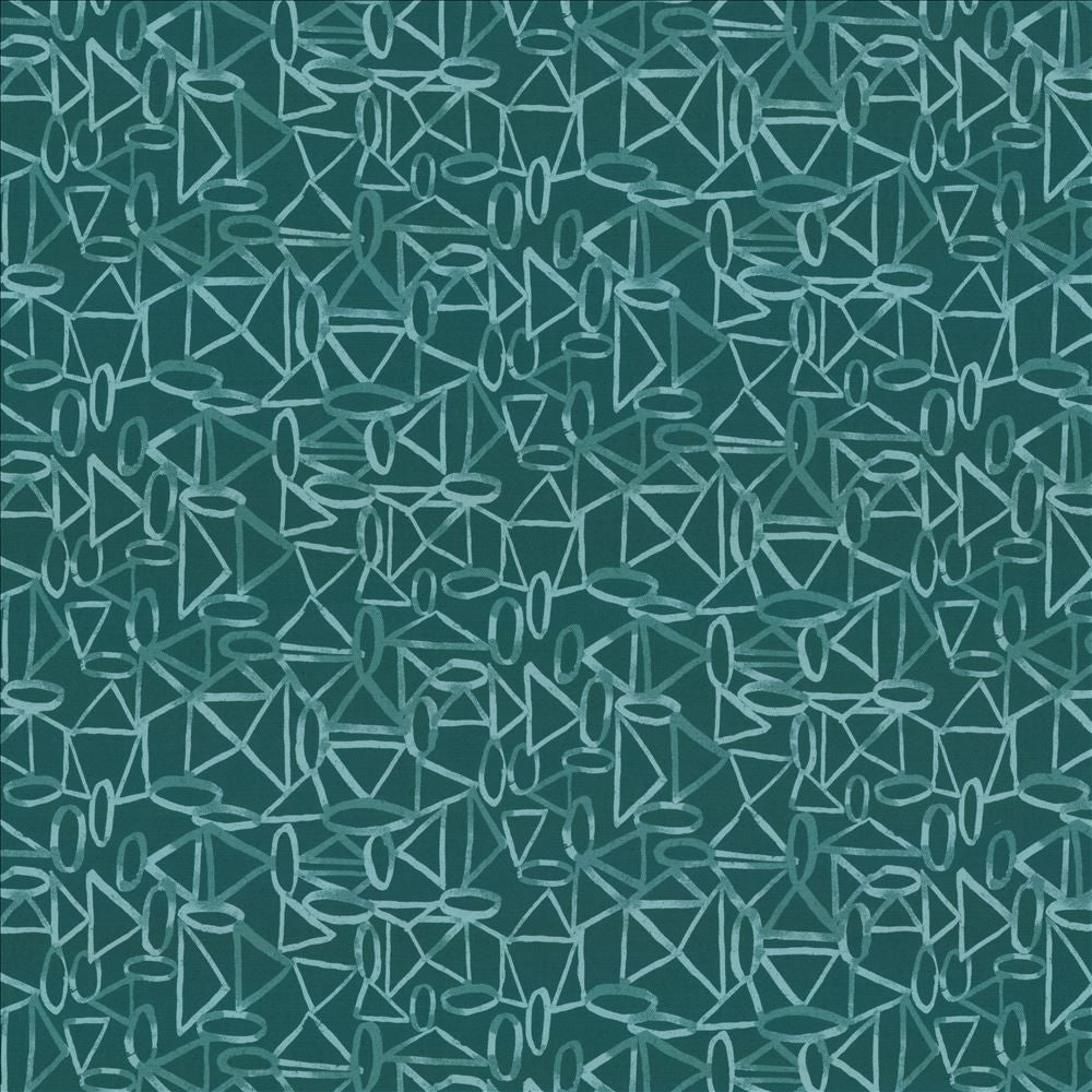 Shape Up Peacock by Kasmir Fabric 1453 100% Polyester
 CHINA 30,000 Wyzenbeek Double Rubs Horizontal: 26 6/8 inches and Vertical: 13 2/8 inches 54 - Fabric Carolina -