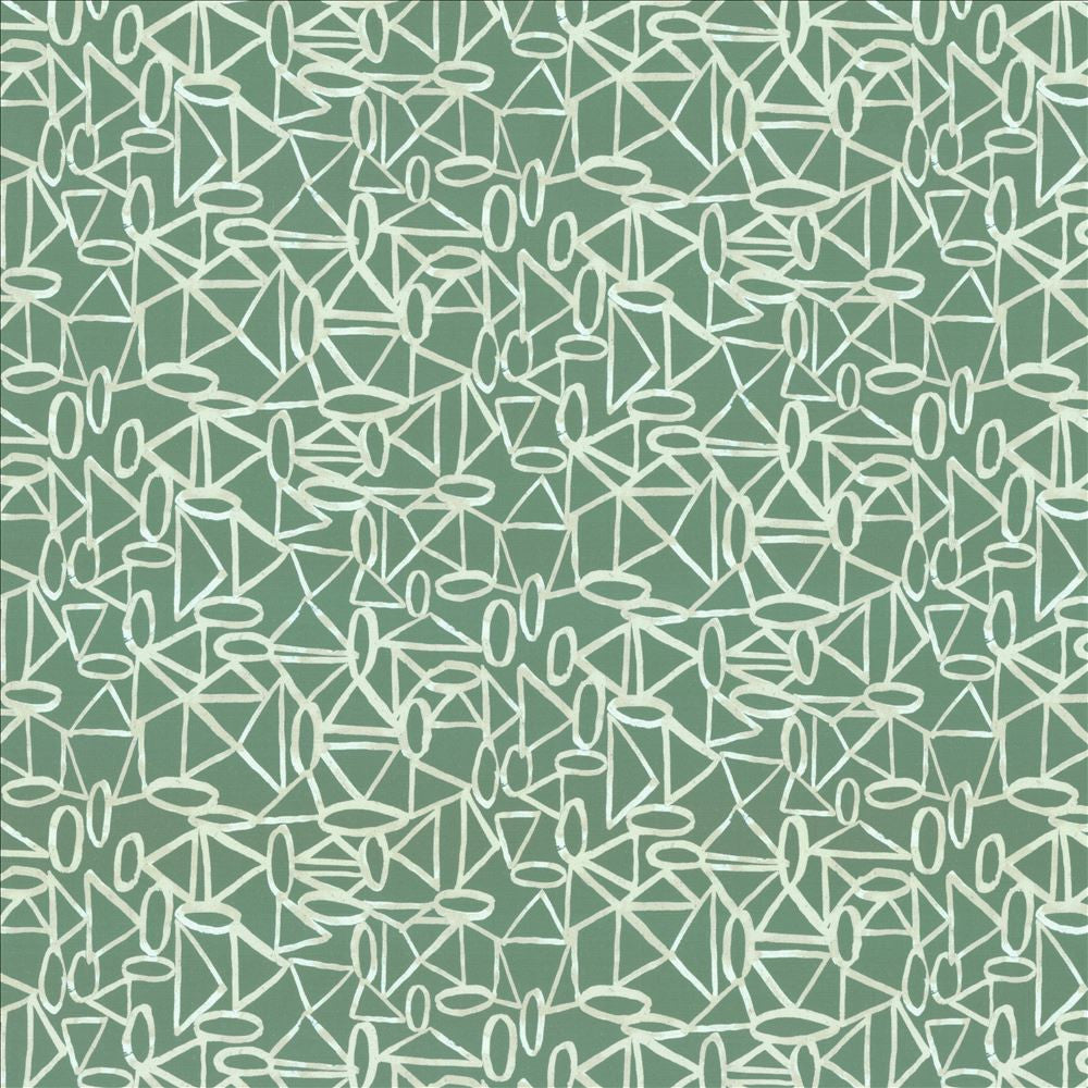 Shape Up Sage by Kasmir Fabric 1453 100% Polyester
 CHINA 30,000 Wyzenbeek Double Rubs Horizontal: 26 6/8 inches and Vertical: 13 2/8 inches 54 - Fabric Carolina -
