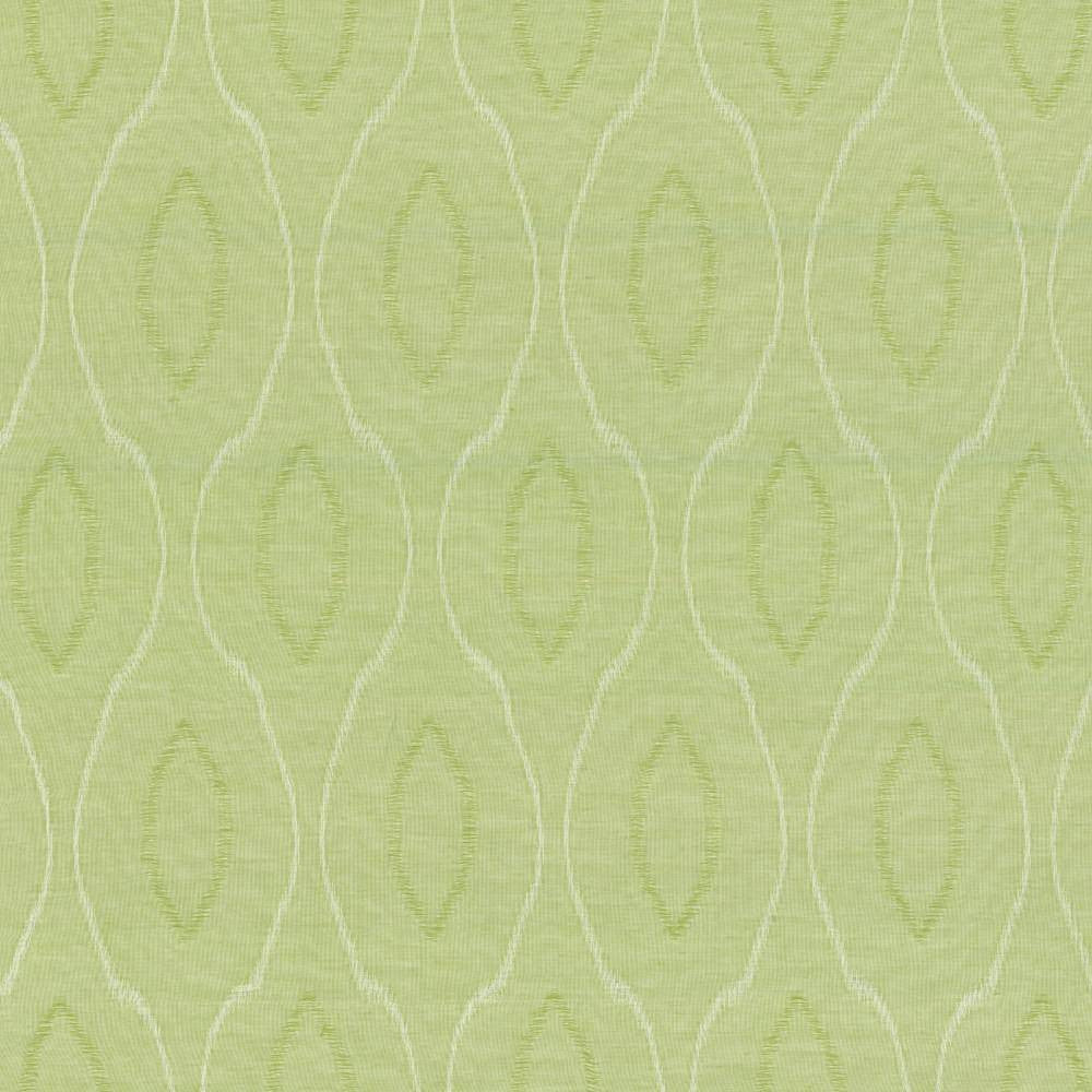 Sheer Ogee Io Leaf by Kasmir Fabric 1413 USA Not Tested H: 7 2/8 inches, V:17 inches 58 - Fabric Carolina - Kasmir