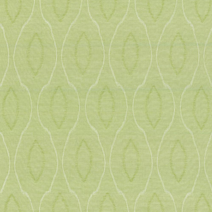 Sheer Ogee Io Leaf by Kasmir Fabric 1413 USA Not Tested H: 7 2/8 inches, V:17 inches 58 - Fabric Carolina - Kasmir
