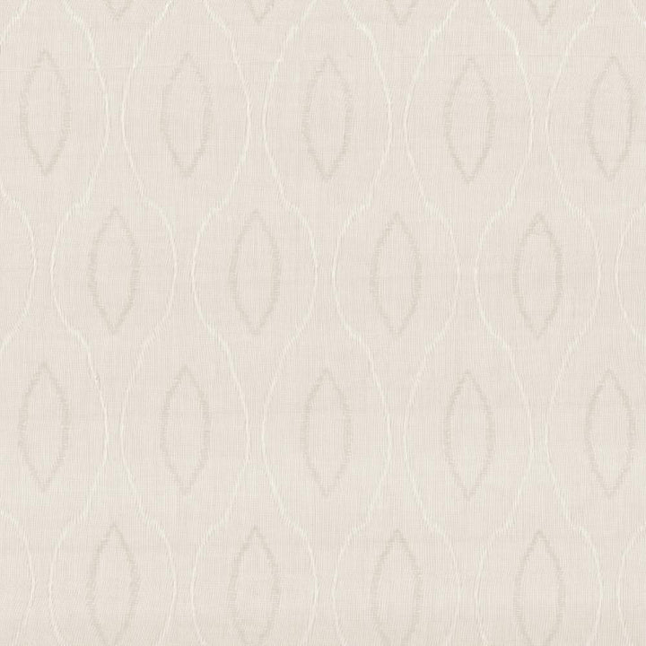 Sheer Ogee Io Parchment by Kasmir Fabric 1413 USA Not Tested H: 7 2/8 inches, V:17 inches 58 - Fabric Carolina - Kasmir