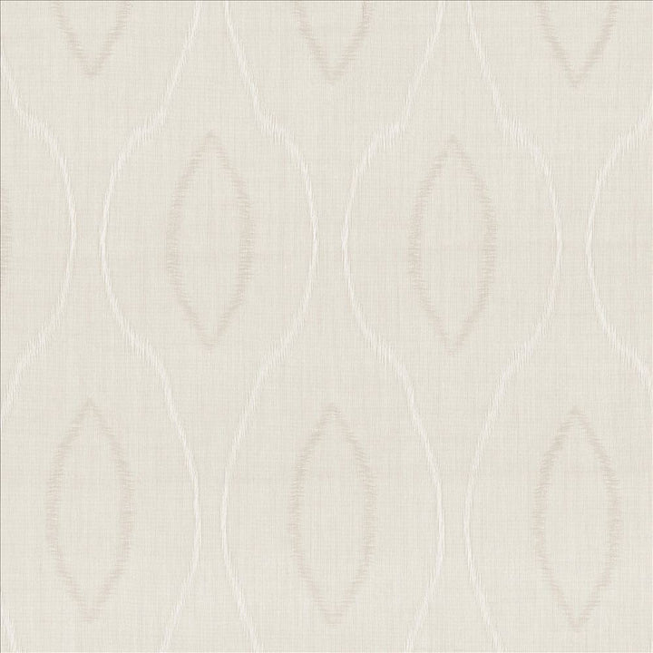 Sheer Ogee Io Parchment  by Kasmir Fabric See sample 100% Acrylic
 USA Not Tested </p><p>Repeat: Horizontal: 7 2/8 inches and Vertical: 17 inches 58  - Fabric Carolina -
