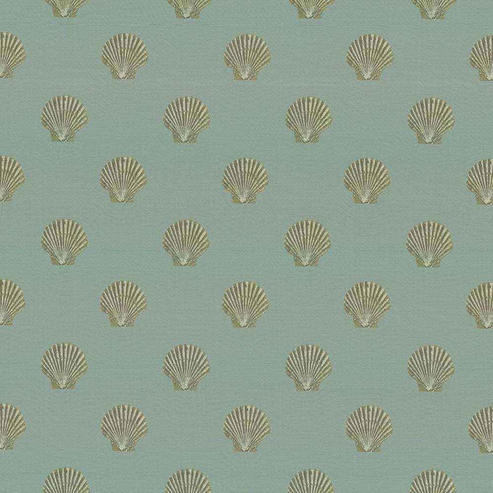 Shell Pointe Sea by Kasmir Fabric 1441 100% Polyester
 CHINA </p><p>Repeat: Horizontal: 7 4/8 inches and Vertical: 7 5/8 inches 56 - Fabric Carolina -