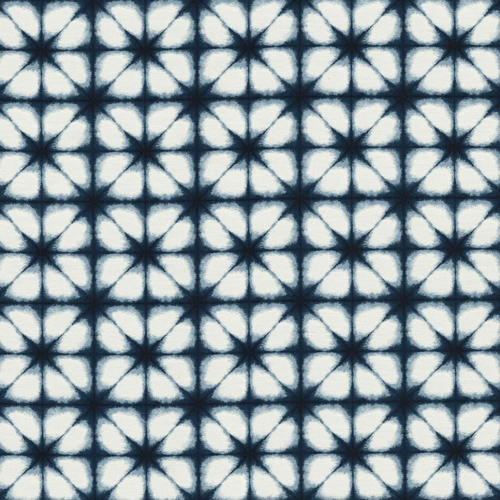 Shibori Indigo by Kasmir Fabric 5136 100% Polyester
 CHINA </p><p>Repeat: Horizontal: 7 2/8 inches and Vertical: 7 inches 57 - Fabric Carolina -