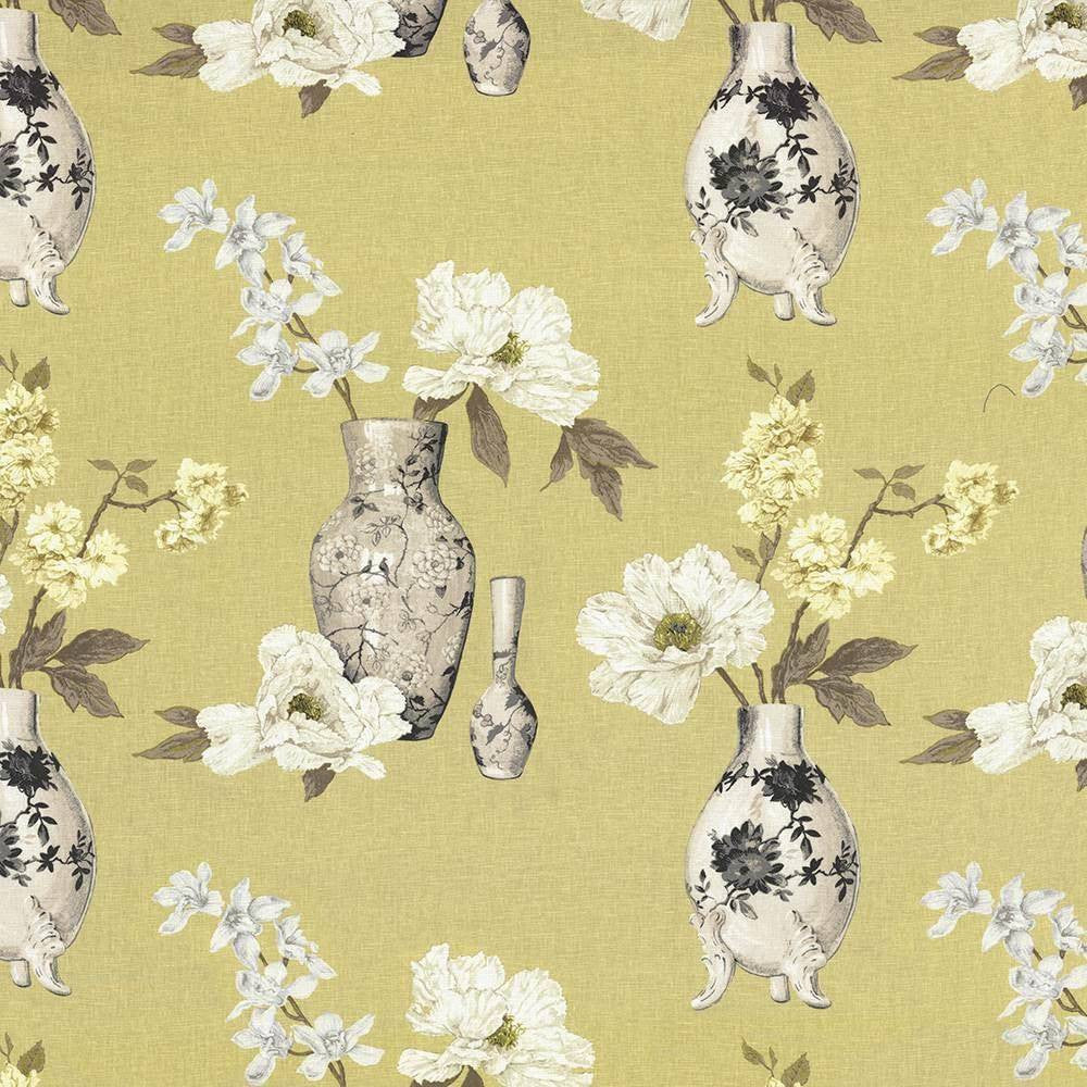 Shishido Buttercup by Kasmir Fabric 8002 UNITED KINGDOM 15,000 Martindale Cycles H: 54 inches, V:25 2/8 inches 53 - 55 - Fabric Carolina - Kasmir