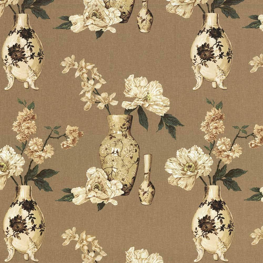 Shishido Natural by Kasmir Fabric 8002 UNITED KINGDOM 15,000 Martindale Cycles H: 54 inches, V:25 2/8 inches 53 - 55 - Fabric Carolina - Kasmir
