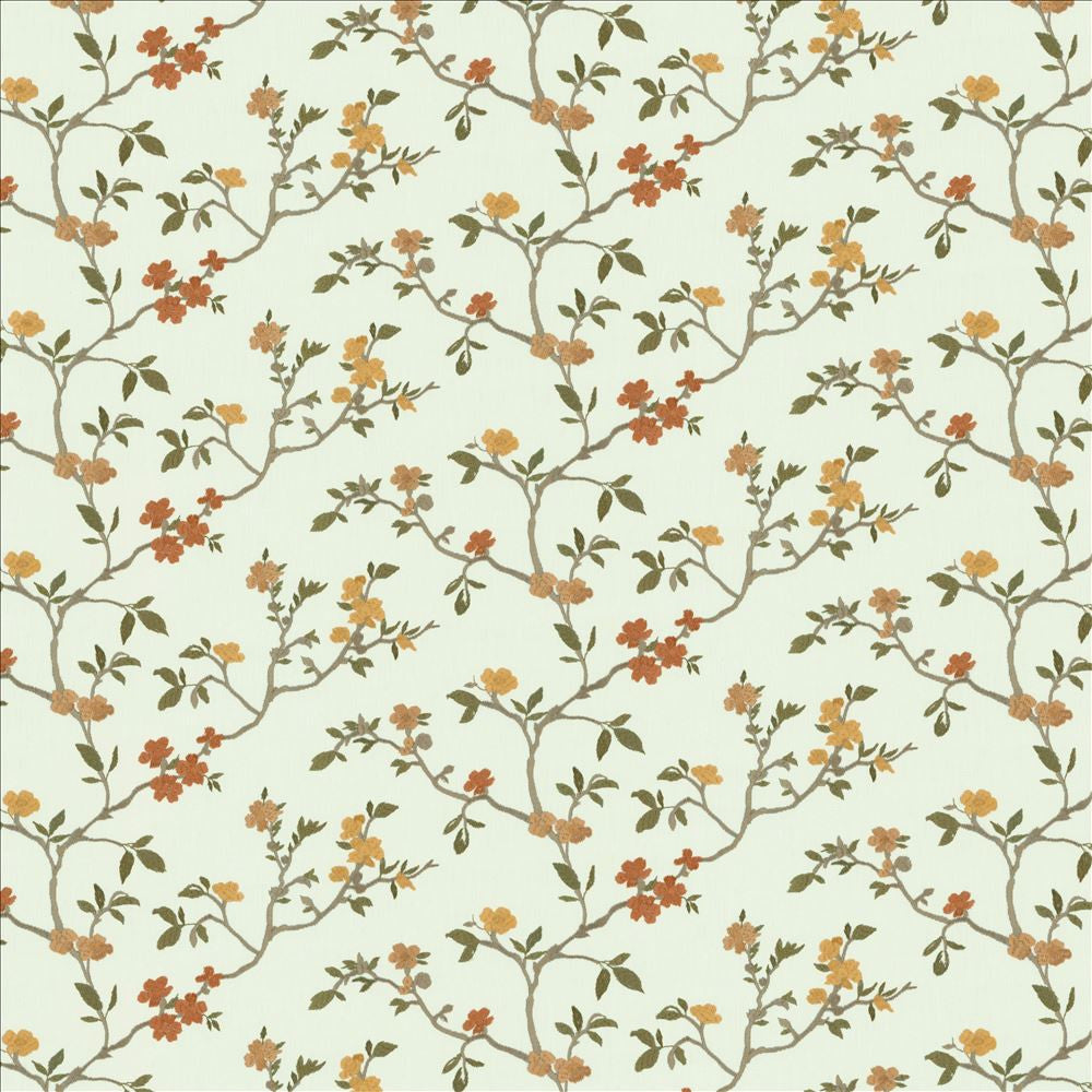 Shyla Garden by Kasmir Fabric 5156 52% Cotton 48% Polyester INDIA 30,000 Wyzenbeek Double Rubs Horizontal: 26 inches and Vertical: 6 1/8 inches 54 - Fabric Carolina -