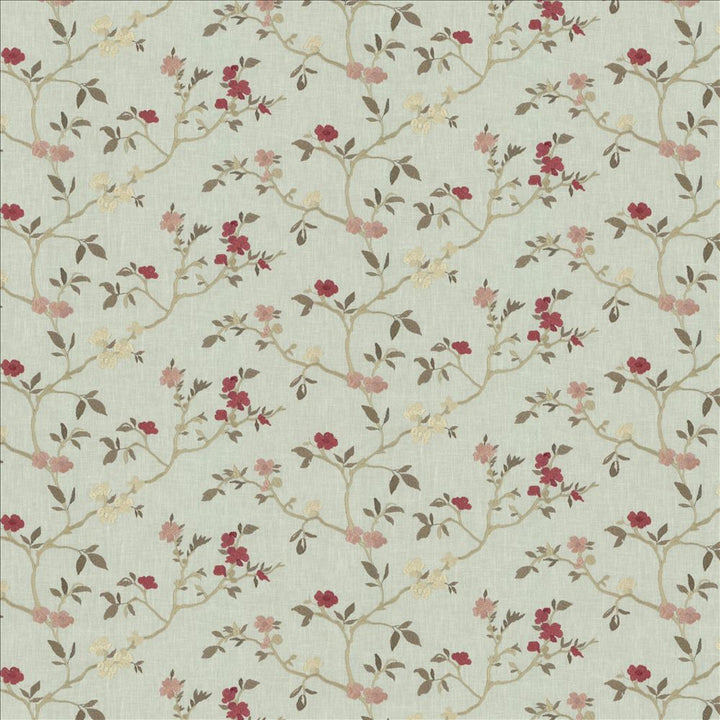 Shyla Tourmaline by Kasmir Fabric 5156 52% Cotton 48% Polyester INDIA 30,000 Wyzenbeek Double Rubs Horizontal: 26 inches and Vertical: 6 1/8 inches 54 - Fabric Carolina -