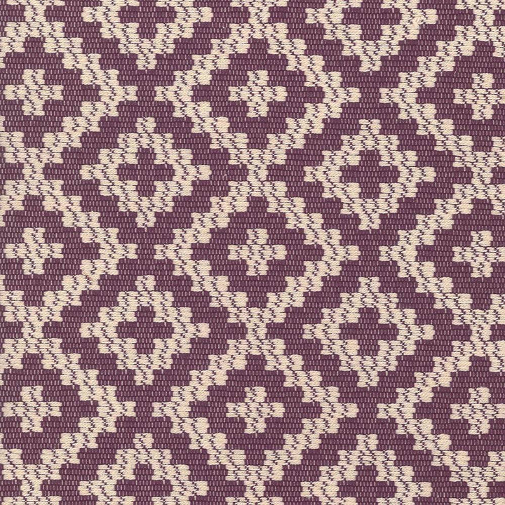 Sibley Diamond Plum by Kasmir Fabric 1440 CHINA 9,000 Wyzenbeek Double Rubs H: 4 6/8 inches, V:3 2/8 inches 55 - 57 - Fabric Carolina - Kasmir