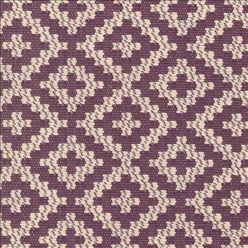Sibley Diamond Plum by Kasmir Fabric 1440 100% Cotton CHINA 9,000 Wyzenbeek Double Rubs H: 4 6/8 inches, V: 3 2/8 inches 55 - 57 - Fabric Carolina - Kasmir