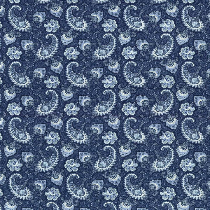 Sigourney Indigo by Kasmir Fabric 5081 100% Cotton
 USA </p><p>Repeat: Horizontal: 9 inches and Vertical: 9 inches 54 - Fabric Carolina -