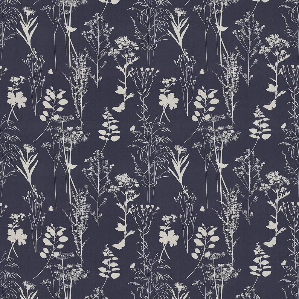 Silhouette Navy by Kasmir Fabric 5081 100% Cotton
 UNITED KINGDOM </p><p>Repeat: Horizontal: 27 inches and Vertical: 25 2/8 inches 54 - 56 - Fabric Carolina -