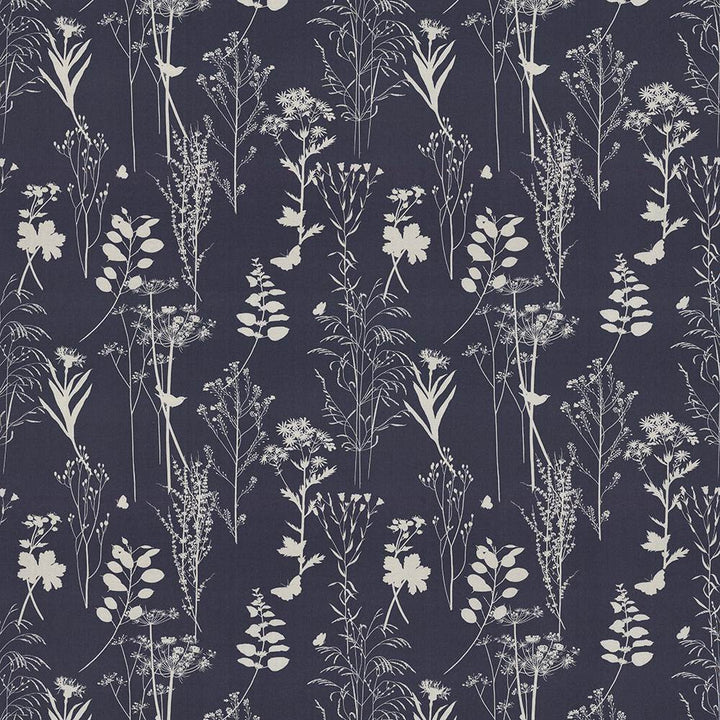Silhouette Navy by Kasmir Fabric 5081 100% Cotton
 UNITED KINGDOM </p><p>Repeat: Horizontal: 27 inches and Vertical: 25 2/8 inches 54 - 56 - Fabric Carolina -