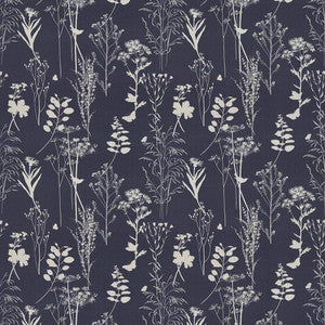 Silhouette Navy by Kasmir Fabric