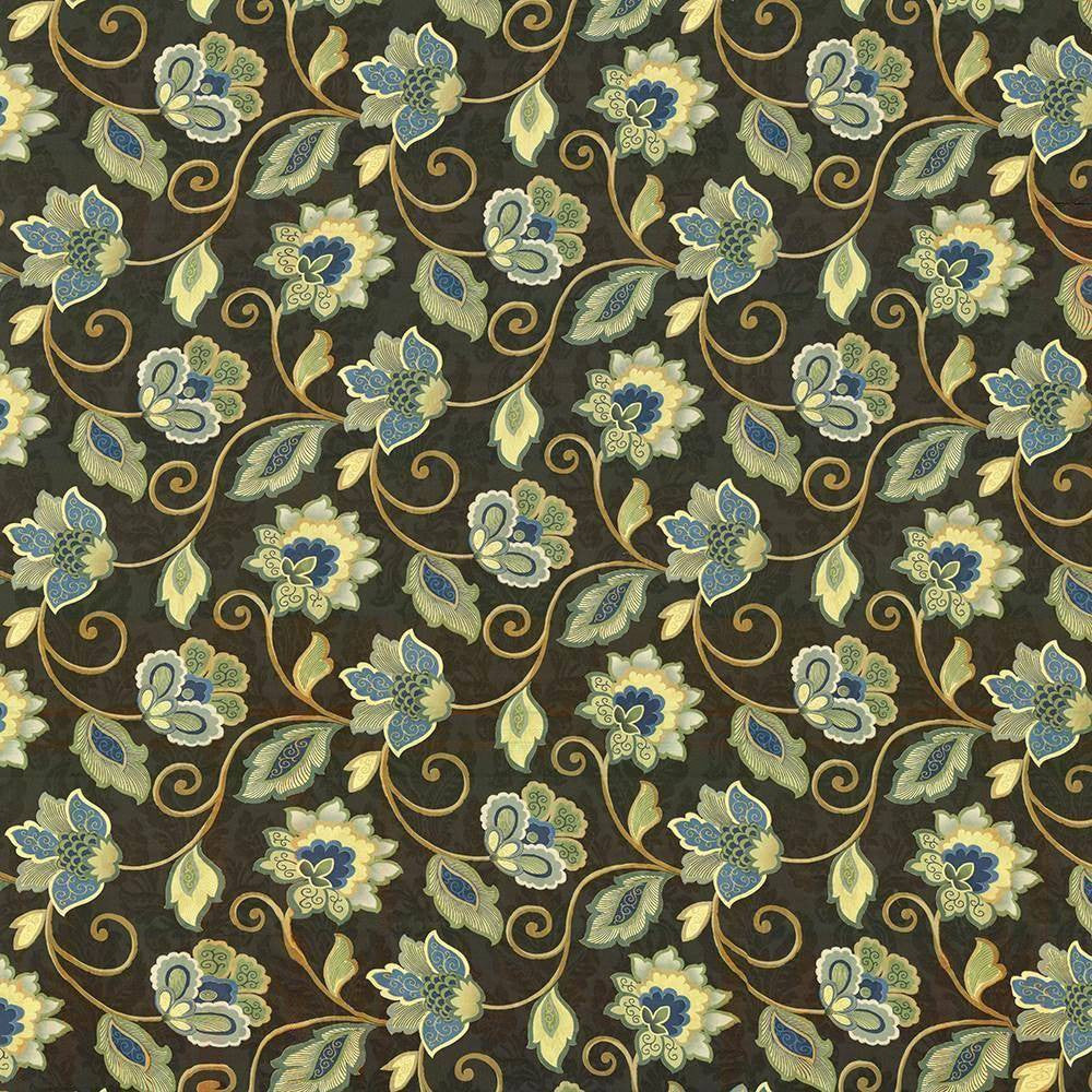 Sirena Dark Chocolate by Kasmir Fabric 1420 CHINA 15,000 Wyzenbeek Double Rubs H: 27 inches, V:13 4/8 inches 54 - 55 - Fabric Carolina - Kasmir