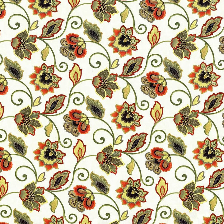 Sirena Lily by Kasmir Fabric 1417 100% Cotton
 CHINA 15,000 Wyzenbeek Double Rubs </p><p>Repeat: Horizontal: 27 inches and Vertical: 13 4/8 inches 54 - Fabric Carolina -