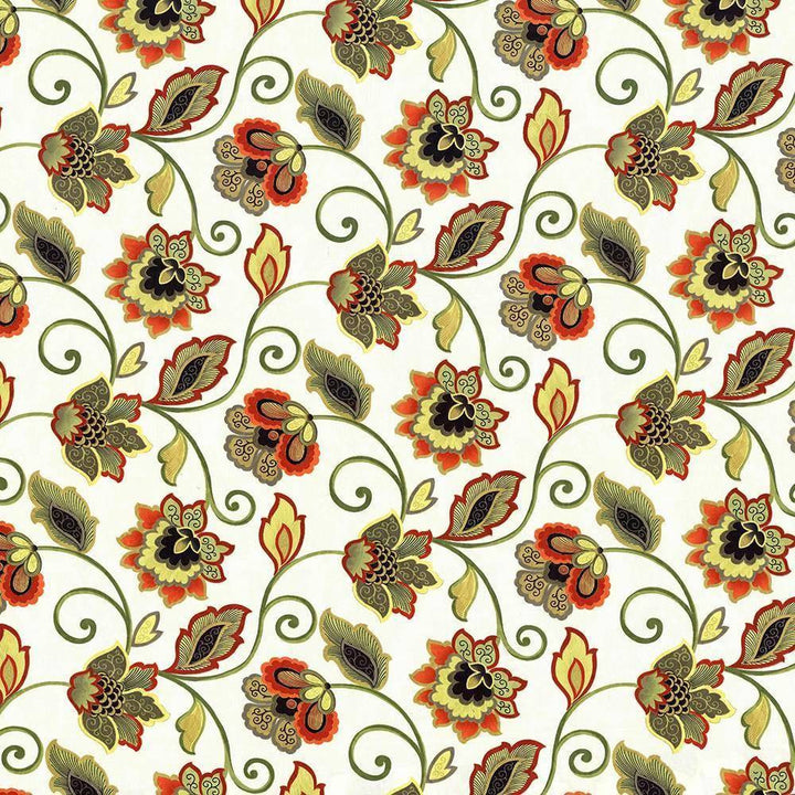 Sirena Lily by Kasmir Fabric 1417 CHINA 15,000 Wyzenbeek Double Rubs H: 27 inches, V:13 4/8 inches 54 - 55 - Fabric Carolina - Kasmir