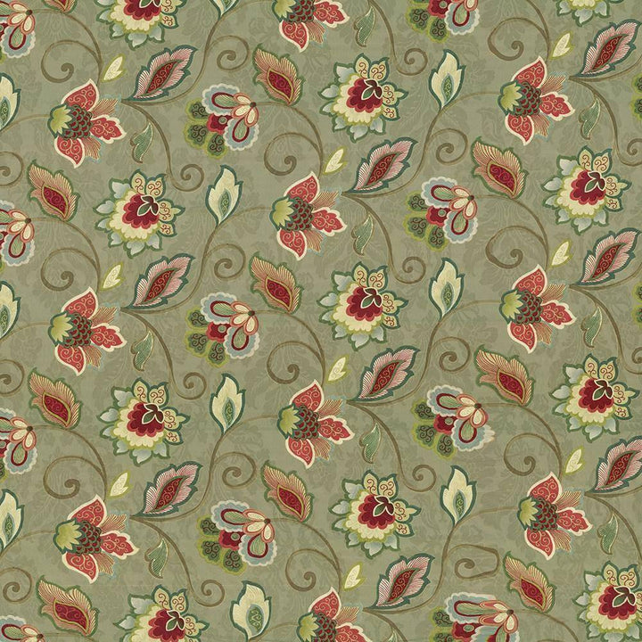 Sirena Sage by Kasmir Fabric 1417 CHINA 15,000 Wyzenbeek Double Rubs H: 27 inches, V:13 4/8 inches 54 - 55 - Fabric Carolina - Kasmir