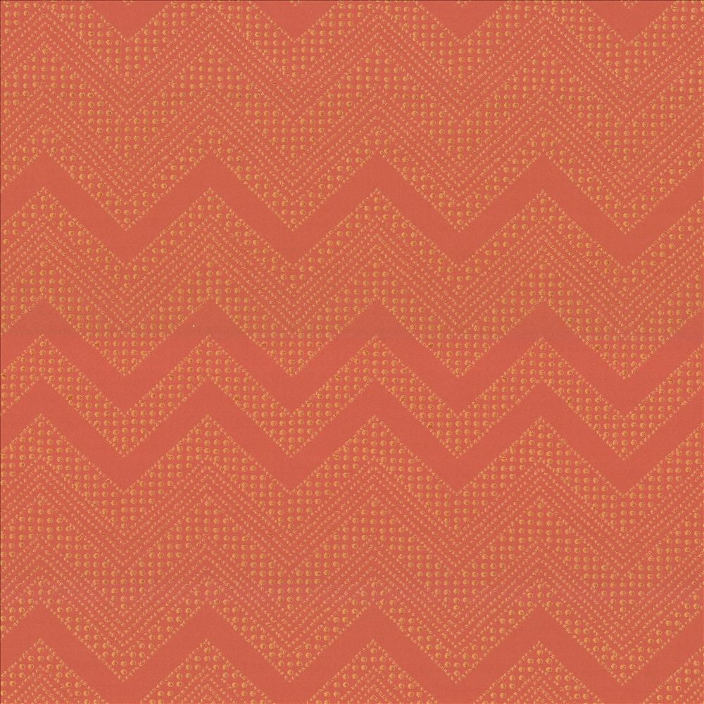 Skittle Skattle Paprika by Kasmir Fabric 5086 79% Polyester 21% Rayon CHINA 12,000 Wyzenbeek Double Rubs Horizontal: 4 4/8 inches and Vertical: 12 4/8 inches 54 - Fabric Carolina -