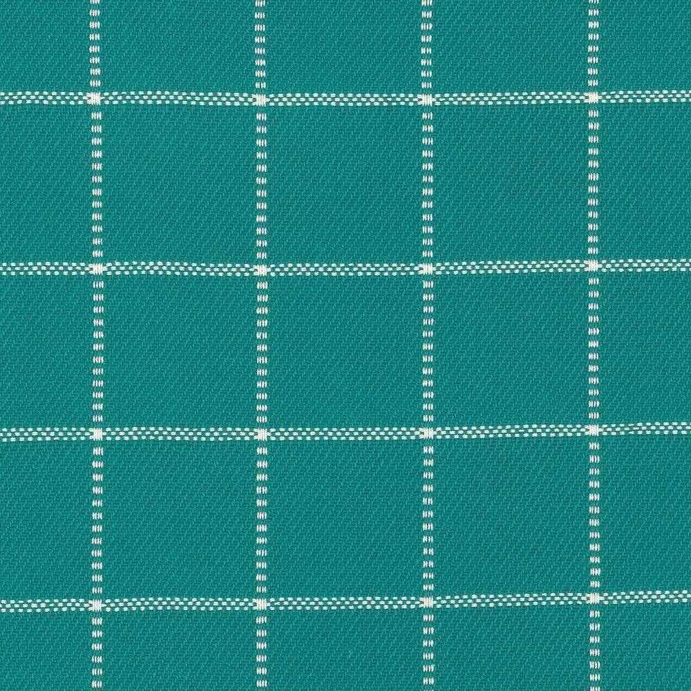 Skylar Check Caribe by Kasmir Fabric 5073 INDIA 9,000 Wyzenbeek Double Rubs H: 2 2/8 inches, V:2 2/8 inches 54 - Fabric Carolina - Kasmir