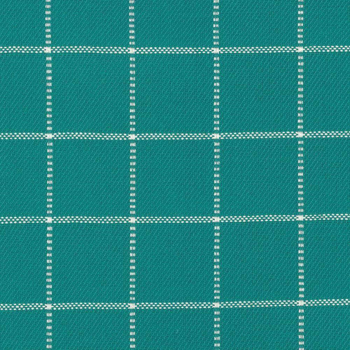 Skylar Check Caribe by Kasmir Fabric 5073 INDIA 9,000 Wyzenbeek Double Rubs H: 2 2/8 inches, V:2 2/8 inches 54 - Fabric Carolina - Kasmir