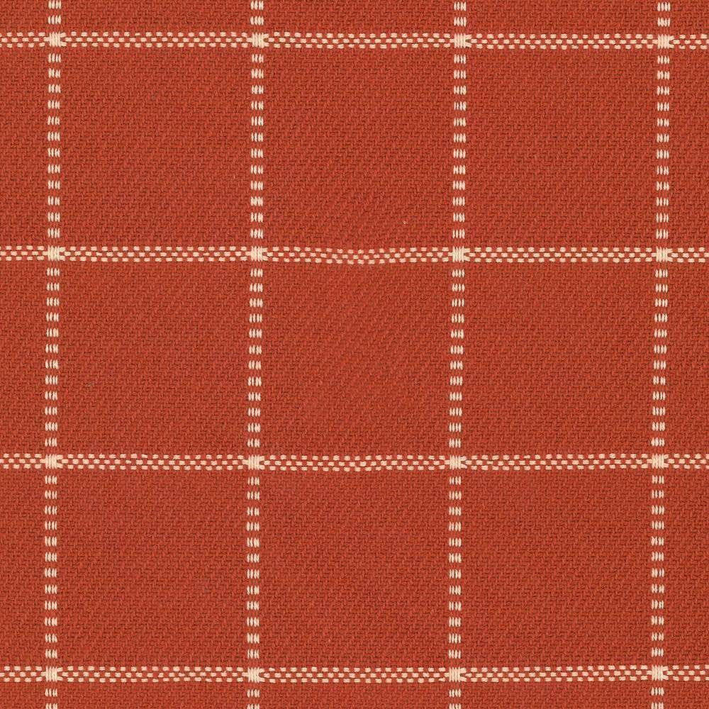 Skylar Check Lobster by Kasmir Fabric 5070 INDIA 9,000 Wyzenbeek Double Rubs H: 2 2/8 inches, V:2 2/8 inches 54 - Fabric Carolina - Kasmir