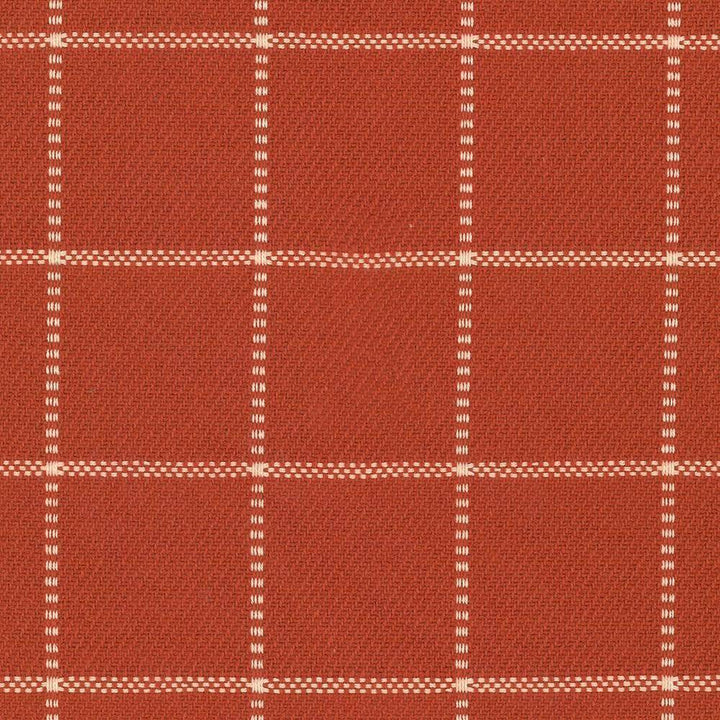 Skylar Check Lobster by Kasmir Fabric 5070 INDIA 9,000 Wyzenbeek Double Rubs H: 2 2/8 inches, V:2 2/8 inches 54 - Fabric Carolina - Kasmir