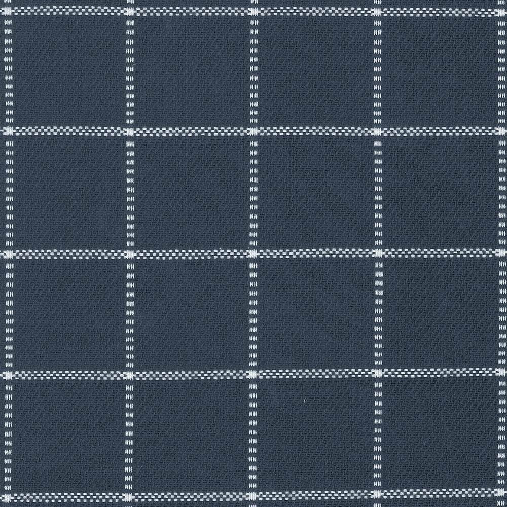 Skylar Check Mariner by Kasmir Fabric 5072 100% Cotton INDIA 9,000 Wyzenbeek Double Rubs Horizontal: 2 2/8 inches and Vertical: 2 2/8 inches 54 - Fabric Carolina -