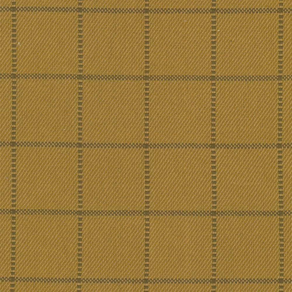Skylar Check Oro by Kasmir Fabric 5069 INDIA 9,000 Wyzenbeek Double Rubs H: 2 2/8 inches, V:2 2/8 inches 54 - Fabric Carolina - Kasmir