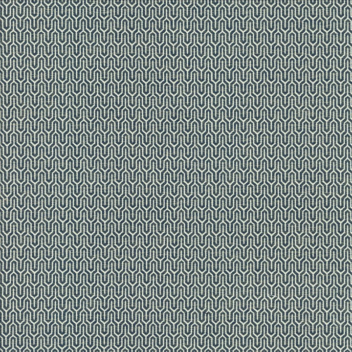 Sling Shot Navy by Kasmir Fabric 5145 65% Polyester
35% Cotton
 INDIA </p><p>Repeat: Horizontal: 6/8 inches and Vertical: 5/8 inches 55 - Fabric Carolina -