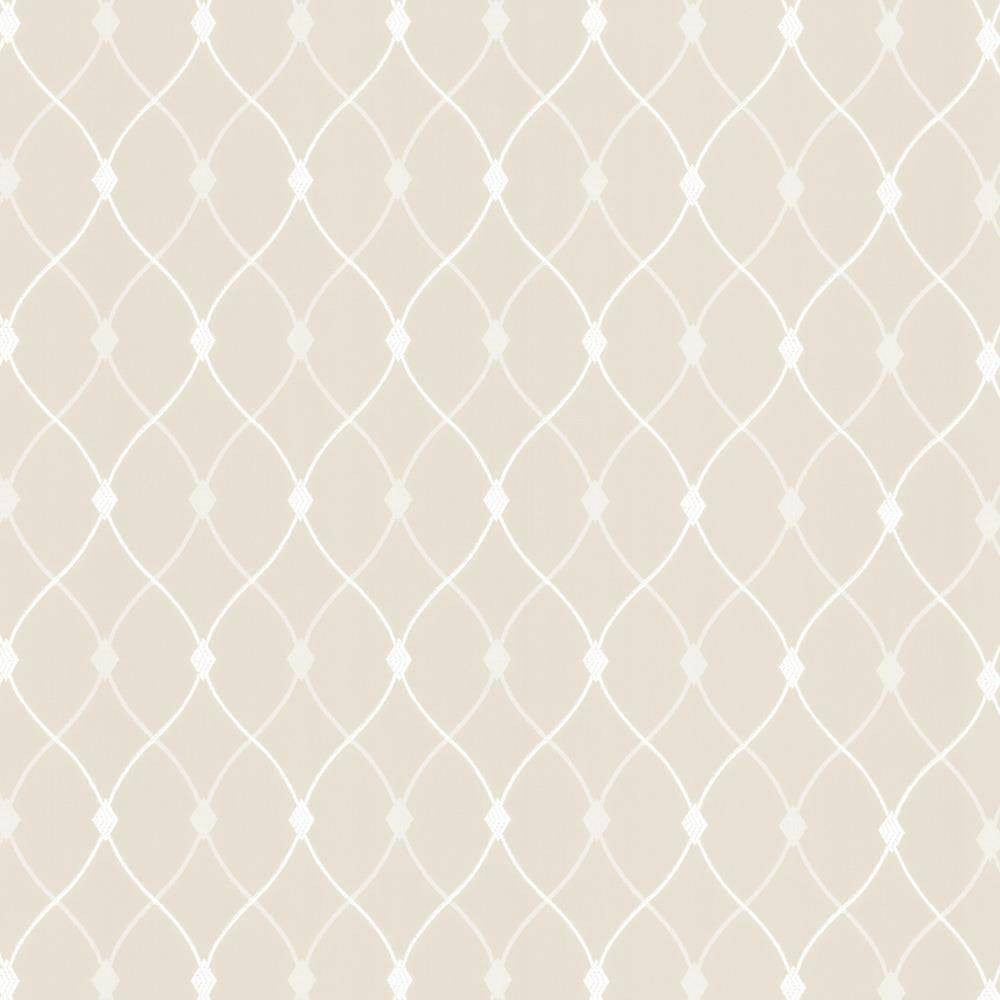 Slipper Trellis Ivory by Kasmir Fabric 5110 INDIA 30,000 Wyzenbeek Double Rubs H: 3 1/8 inches, V:5 1/8 inches 56 - 57 - Fabric Carolina - Kasmir