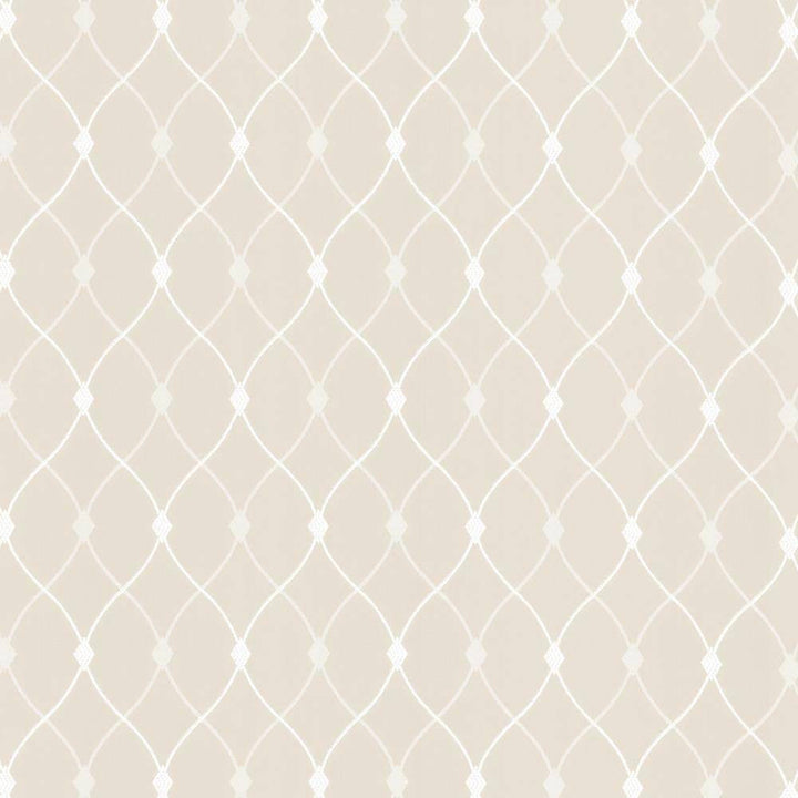 Slipper Trellis Ivory by Kasmir Fabric 5110 INDIA 30,000 Wyzenbeek Double Rubs H: 3 1/8 inches, V:5 1/8 inches 56 - 57 - Fabric Carolina - Kasmir