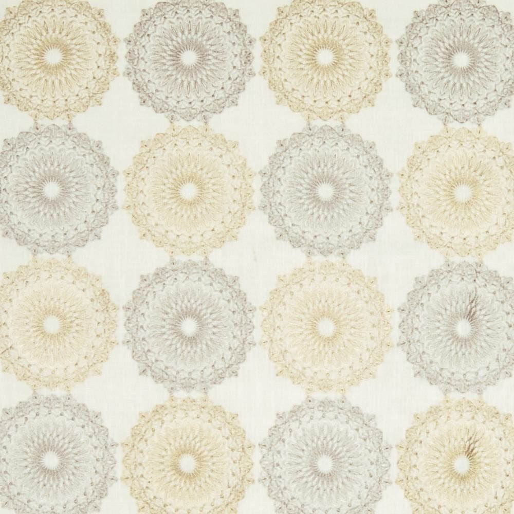 Snowfall Pearl by Kasmir Fabric 1387 70% Viscose
30% Linen
 INDIA </p><p>Repeat: Horizontal: 13 inches and Vertical: 12 2/8 inches 52 - 55 - Fabric Carolina -