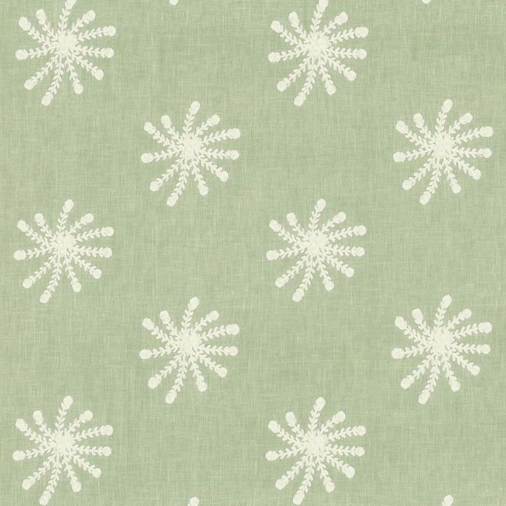 Snowflake Aquamarine by Kasmir Fabric 5142 52% Cotton
48% Polyester
 INDIA </p><p>Repeat: Horizontal: 8 2/8 inches and Vertical: 6 2/8 inches 50 - Fabric Carolina -