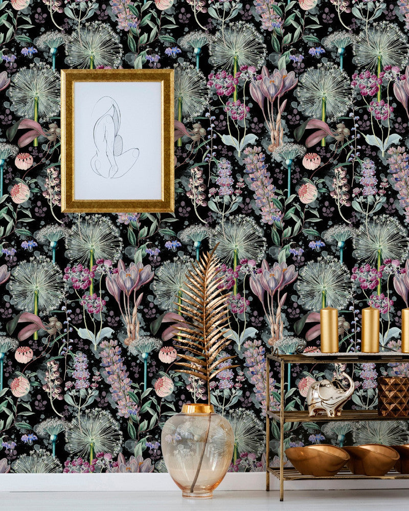 Garden Of Eden Wallpaper by Mind the Gap Designer Wallpaper THE WALLPAPER COLLECTABLES Textured Matte Made in Europe Paste the wall 3 rolls x 20.5 x 3.25 yards - Swanky Fabrics -