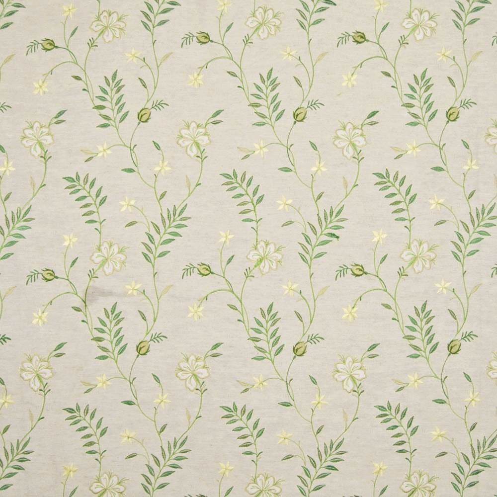 Sojourn Way Clover by Kasmir Fabric 1390 43% Polyester
40% Cotton
17% Hemp
 CHINA </p><p>Repeat: Horizontal: 10 2/8 inches and Vertical: 15 2/8 inches 57 - Fabric Carolina -
