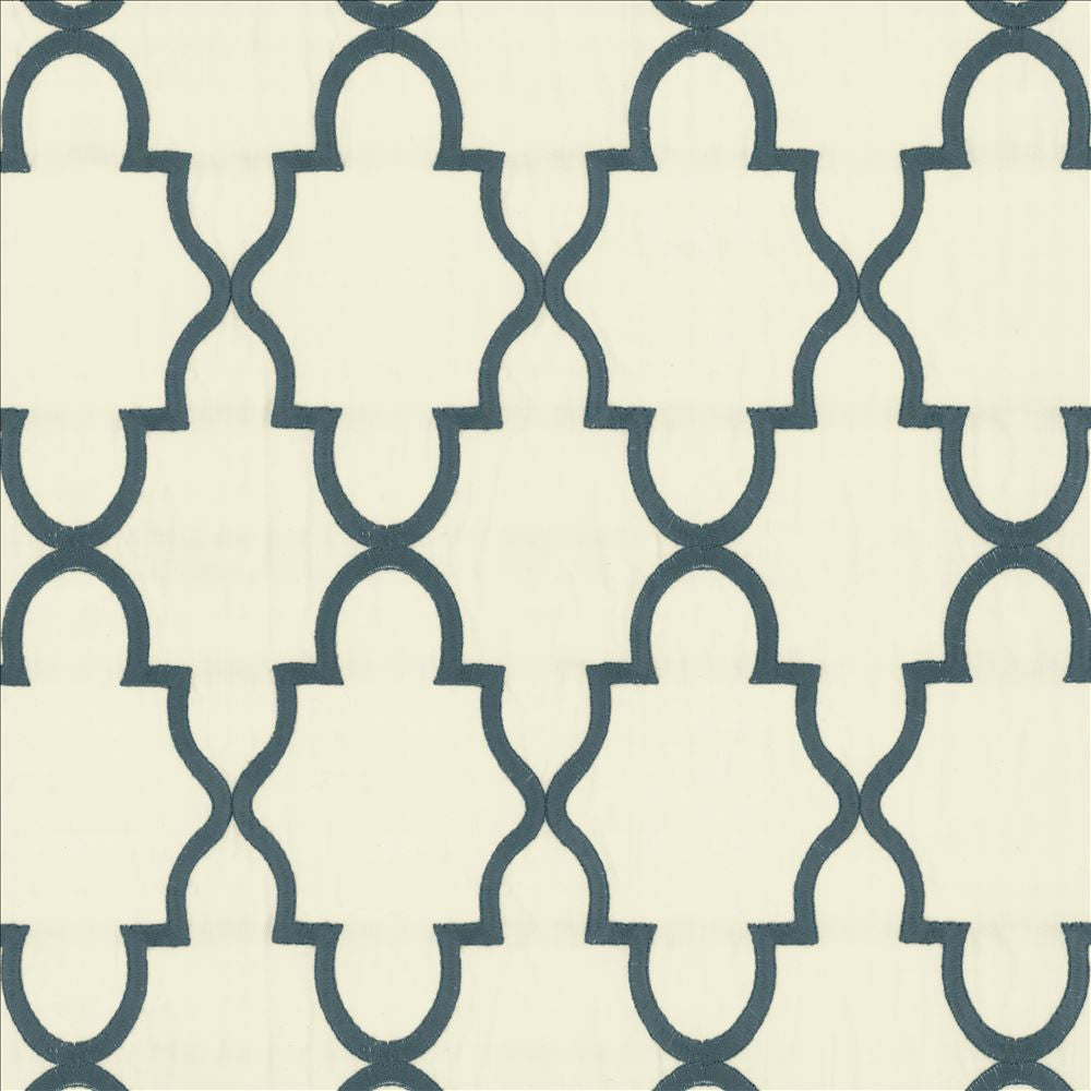 Solace Blue by Kasmir Fabric 5156 100% Cotton
 INDIA </p><p>Repeat: Horizontal: 5 2/8 inches and Vertical: 7 4/8 inches 54 - Fabric Carolina -