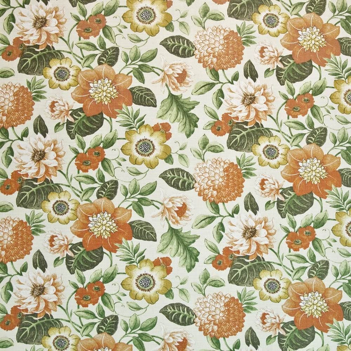 Sommerset Hollow Clementine by Kasmir Fabric 1402 100% Cotton ISRAEL 15,000 Wyzenbeek Double Rubs Horizontal: 54 inches and Vertical: 18 inches 54 - 55 - Fabric Carolina -