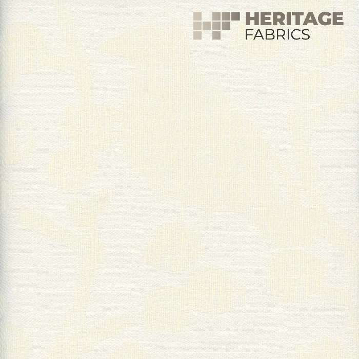 Songbird Bisque by Heritage Fabric - 91% Poly +5% Cotton +4% Linnen India 15,000 Horizontal: 12.5" and Vertical: 16" 54" - Fabric Carolina -