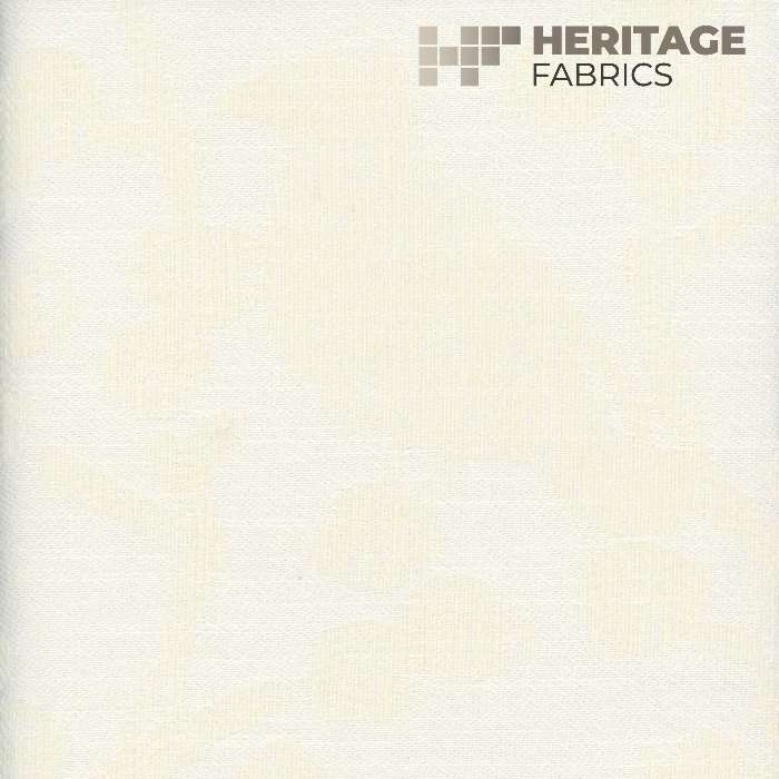 Songbird Bisque by Heritage Fabric - 91% Poly +5% Cotton +4% Linnen India 15,000 Horizontal: 12.5" and Vertical: 16" 54" - Fabric Carolina -